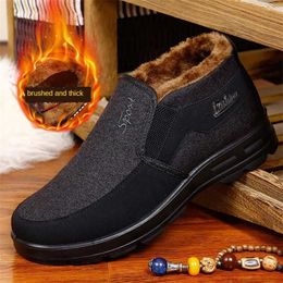 REETENE Warm Boots Men Work Winter Cotton Shoes For Men Big Size 48 Comfort Men'S Boots Casual Winter Shoes Male 211022