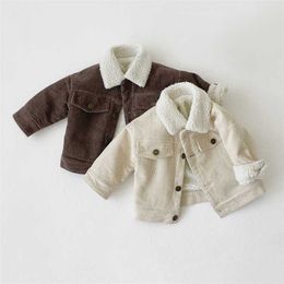 Children Jackets Coat Warm Autumn Winter Girl Boy Baby Clothes Kids Sport Suit Outfits Fashion Toddler Clothing 211011