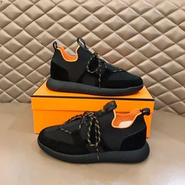 Top quality luxury designer Men's leisure sports shoes fabrics using canvas and leather a variety of comfortable material with box size38-4138146546