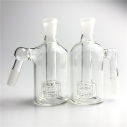 4.5 Inch Glass Ash Catcher with 14mm 45 90 Degree Hookah Thick Pyrex Clear Mini Bong Ashcatcher Heady Bongs Smoking Pipes