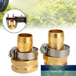2PCS Garden Water Connector Brass Hose Repair Mender Kit Hose Connector 3/4 Male Female Connector Set Watering Irrigation System Factory price expert design Quality