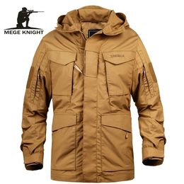 Mege Men Tactical Clothing US Army M65 Military Field Jacket Trench Coats Hoodie Casaco Masculino Windbreaker jaqueta masculina 220301