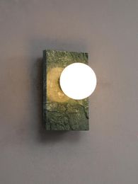 Wall Lamp Living Room Bedroom Bedside Emerald Green Art Deco Led Lighting Fixture