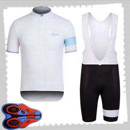 RAPHA team Cycling Short Sleeves jersey (bib) shorts sets Mens Summer Breathable Road bicycle clothing MTB bike Outfits Sports Uniform Y21041470