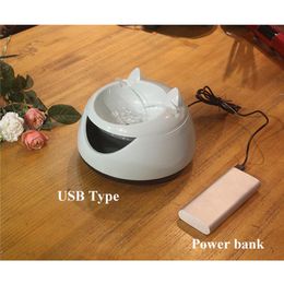Fountain A Drinking Pets Bowls Dogs Water Dispenser For Cats USB Electric Luminous Cat Automatic Founta & Feeders231l