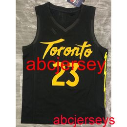 23# VANVLEET 2021 black golden basketball jersey Embroidery XS-5XL 6XL