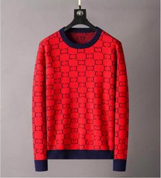 luxury clothes womens sweater for man designer sweaters casual knit contrast Colour long-sleeved autumn fashion classic ladies collar cotton