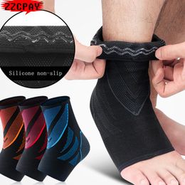 Ankle Support 1 Pair Brace Compression Sleeve Elastic Breathable For Lnjury Recovery Joint Pain Foot Sports Sock Protector