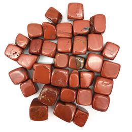 2021 1-2 cm 100g Cube Natural Red Jasper Crystal Tumbled Stone Gemstone Mineral Chip Stones and Crystals