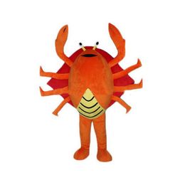 Halloween Big crab Mascot Costume High Quality Cartoon Anime theme character Adult Size Christmas Carnival fancy dress