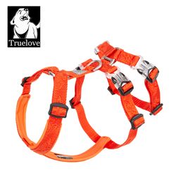 TRUELOVE Pet Harness Double-H Nylon Personalized Dog Harness NO PULL Reflective Breathable Adjustable YH1803