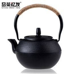 Cast iron pot of uncoated teapot Japan iron teapot South tea have pig of particles