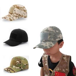 Outdoor Kids Baseball Cap Chirdren Tactical Army Sport Snapback War Game Military Caps Camouflage Hiking Hat Hats