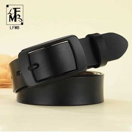 [LFMB]New Designer Fashion Women's Belts Genuine Leather Brand Straps Female Waistband Pin Buckles Fancy Vintage for Jeans G1026