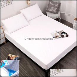 Sheets & Sets Bedding Supplies Home Textiles Garden Product Printing Bed Mattress Er Waterproof Protector Pad Fitted Sheet Separated Water L