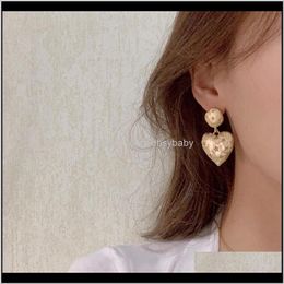 Dangle & Chandelier Jewellery Delivery 2021 Fashion Punk Style Gold Colour Stars Drop Vintage Korean Party Love Heart Earring Statement Earrings