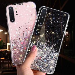 Glitter Star Cases For Samsung A51A71 A70 A50 A21S A31 Note 20 S10 S9 S8 Plus S10E S20 FE S21 Plus Ultra A52 A72 A32 Cover