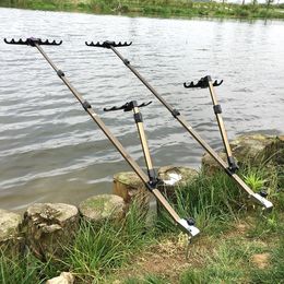 la   et la Support de support de canne à pêche pliable pour le lac 