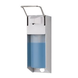 Soap Dispenser Wall Mounted,EVERY-BOBO Manual , Adjustable Commercial Elbow Press for Bathroom 19QB 211206