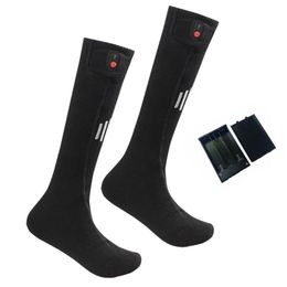 Sports Socks Heating Rechargeable Cold Weather Thermal Upgraded Electric Powered Heated With Battery Box Wa