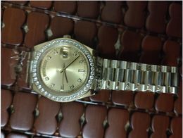 Luxury WATCHES Woman 36mm 40mm Top Quality 18k Yellow Gold Diamond Dial & Bezel 18038 Watch Automatic Men's Watch Wristwatch