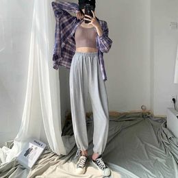 Women casual pants lantern wide-leg and ankle-length female Home leisure students Korean loose spring summer autumn 210526