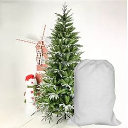 Blank Sublimation Sack Christmas Santa Sacks Large Candy Gift Drawstring Bag Home Decoration DIY Xmas Gifts