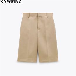 Summer Casual Loose Straight Shorts Women Fashion Solid Short Elegant Pockets Female Ladies 210520