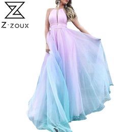 Women Dress Patchwork Sleeveless Maxi es Hollow Out High Waist Large Hem Long es Fashion Plus Size 210524