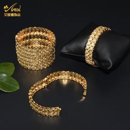 Braclets For Women Jewellery Catier 24K Gold Plated Knot Accesoires Vintage Copper Fashion 2021 Bangle