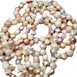 YKNRBPH Women's Baroque Pearl Long Necklace Weddings/Party Gift Fine Jewellery Chains