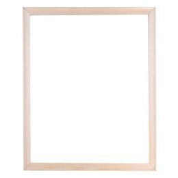 painting wood frames UK - Frames And Mouldings 40*50 Cm Natural Wood Frame Canvas Painting Picture Factory Provide DIY Wall Po Poster Quadros De Parede Para Sa