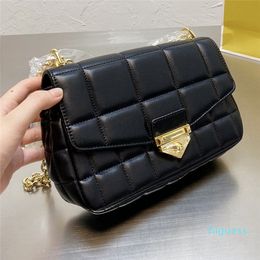 Designer- Fashion Shoulder Axillary Bags Handbags Women chain letter mobile phone bag wallet classic crossbody Metallic totes