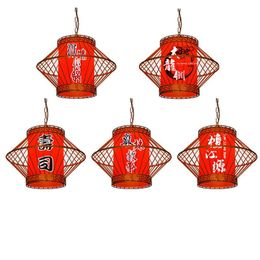 Pendant Lamps Chinese Retro Lantern Chandelier Dining Pot Restaurant Table Corridor Aisle Private Room Wrought Iron