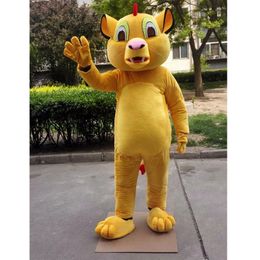 Halloween Lion Mascot Costume High Quality Customise Cartoon Animal Anime theme character Adult Size Christmas Carnival fancy dress