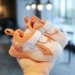 Baby Kids Shoes Children Sports For Girls Toddler Flats Fashion Sneakers Casual Infant Soft Teens Pink Sneake 220115