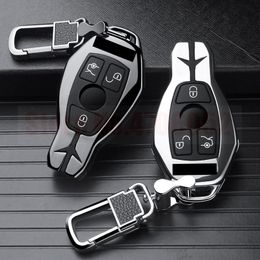 Car Key Case Cover fob For Mercedes Benz W203 W210 W211 W124 W202 W204 W212 W176 For GLC 260 C200 CLA GLA 200 car Accessories