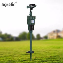 Animal Away Scarecrow Garden Pest Control Jet Spray Repellent Driving Small Animals Repellent Used Outdoor#31006 210809