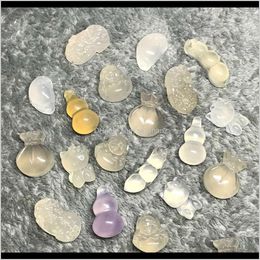Necklaces & Pendants Jewellery Drop Delivery 2021 Pendant Ice Chalcedony Agate Small Accessories Pendant, Money Bag, Buddha, Gourd, Fudou, Bicy
