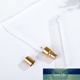 2ml 3ml 5ml 10ml Clear Glass Spray Bottle Perfume Atomizer with Aluminium Gold Silver Cap Mini Sample Vials Thin Glass Bottle