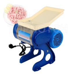 Commercial Electric Meat Slicer Machine Kitchen Multifunctional Vegetable Diced Stainless Steel Flesh Grinder Cutter