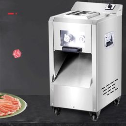 Electric commercial meat cutter machine Cube Dicer Sliced meat cutting machine Stainless steel meat slicer machine