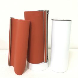 Supply Silicone Sublimation Shrink Wraps For 20oz Thermal Transfer Coating Skinny Straight Tumbler