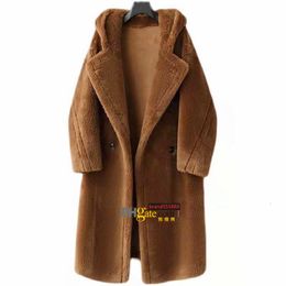 Cappotto donna new designer tempo libero classico lusso alta qualità misto lana stella taglia grande
