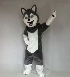 Halloween Wolf Mascot Costume Top Quality Cartoon Plush Animal Anime theme character Adult Size Christmas Carnival Festival Fancy dress