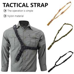 Tactical Single Point Rifle Sling Shoulder Strap Nylon Adjustable Airsoft Paintball Military Gun Strap Army Hunting Accessories