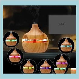 Handle Drinkware Kitchen Dining Bar Home Garden Wood Grain Humidifier Aromatherapy Essential Oil Diffuser Bamboo Humidifiers Ultrasoni