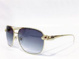 Selling fashion design sunglasses 8200994 square metal exquisite electroplating frame classic animal temples simple versatile style uv400 pr