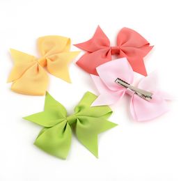 Elegant 40 Candy Colours hair bow 4" hairband kids Birthday Gift Hairbands Bow knot girl hairbands Hair Bows