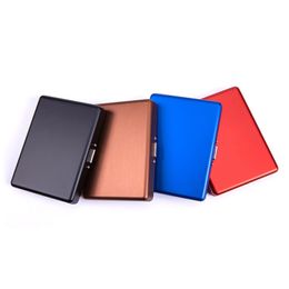 Cool Colourful Portable Aluminium Cigarette Smoking Cases Multi Style Card Clip Stash Box Innovative Design Holder Tips Container Storage Protect Tool DHL